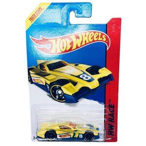 Hot wheels formul8r yellow 2013 hw race track stars blue BFG51-07B3 new READ